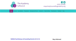 Desktop Screenshot of counsellingacademy.org