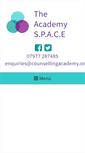 Mobile Screenshot of counsellingacademy.org
