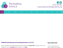 Tablet Screenshot of counsellingacademy.org